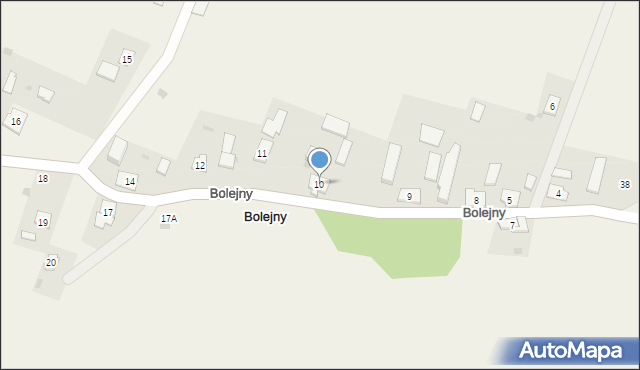 Bolejny, Bolejny, 10, mapa Bolejny