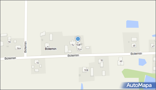 Bolemin, Bolemin, 51B, mapa Bolemin