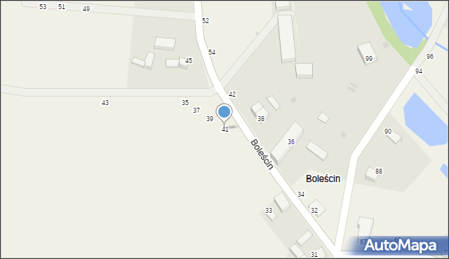 Boleścin, Boleścin, 41, mapa Boleścin