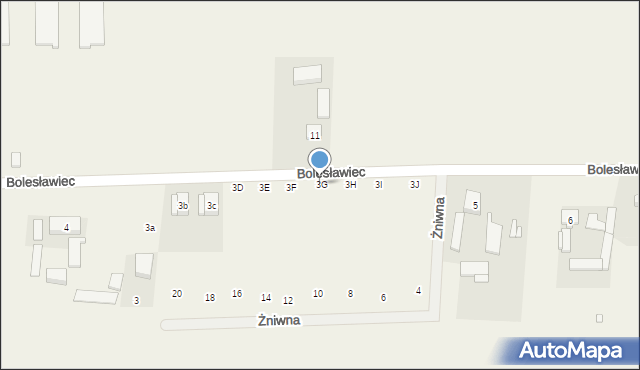 Bolesławiec, Bolesławiec, 3G, mapa Bolesławca