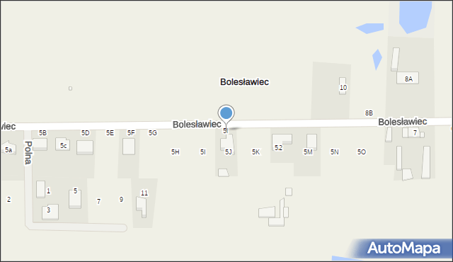 Bolesławiec, Bolesławiec, 5l, mapa Bolesławca