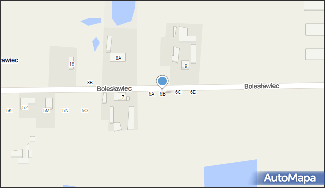 Bolesławiec, Bolesławiec, 6B, mapa Bolesławca