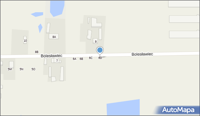Bolesławiec, Bolesławiec, 6D, mapa Bolesławca