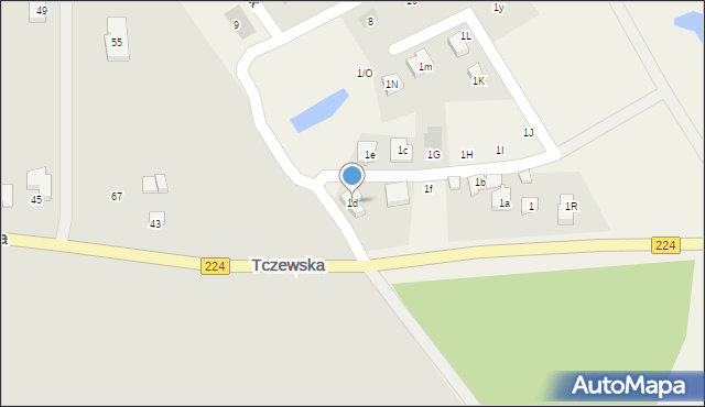 Bolesławowo, Bolesławowo, 1d, mapa Bolesławowo