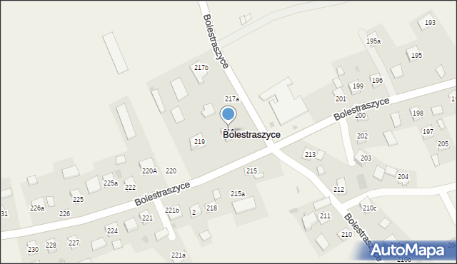 Bolestraszyce, Bolestraszyce, 216, mapa Bolestraszyce