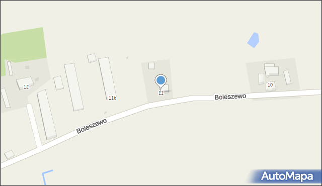 Boleszewo, Boleszewo, 11, mapa Boleszewo