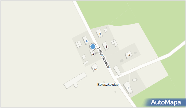 Boleszkowice, Boleszkowice, 4, mapa Boleszkowice