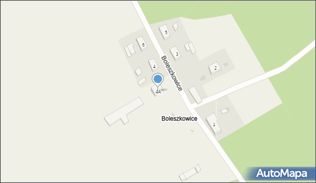 Boleszkowice, Boleszkowice, 4A, mapa Boleszkowice