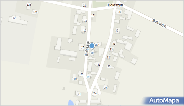 Boleszyn, Boleszyn, 18, mapa Boleszyn