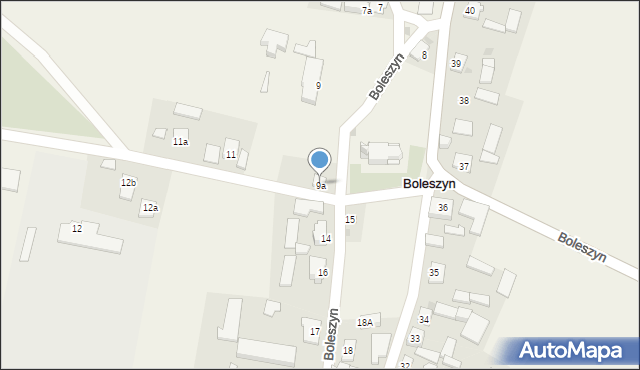 Boleszyn, Boleszyn, 9a, mapa Boleszyn