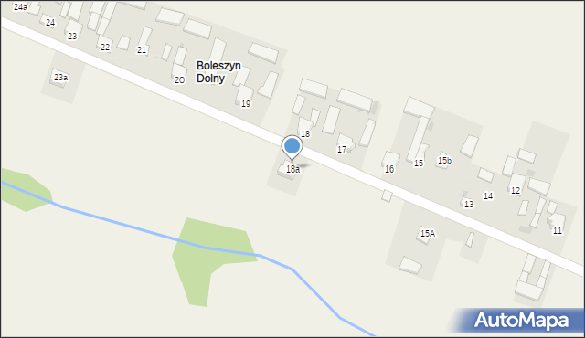 Boleszyn, Boleszyn, 18a, mapa Boleszyn