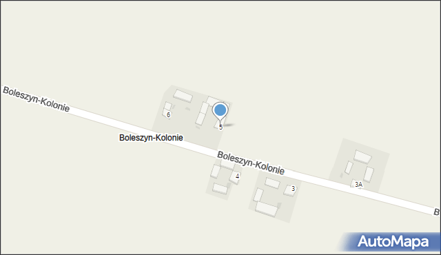 Boleszyn, Boleszyn-Kolonie, 5, mapa Boleszyn