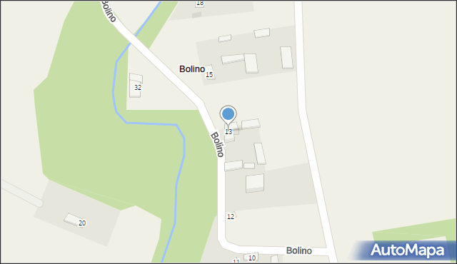 Bolino, Bolino, 13, mapa Bolino
