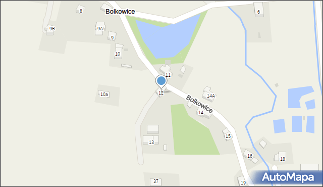 Bolkowice, Bolkowice, 12, mapa Bolkowice