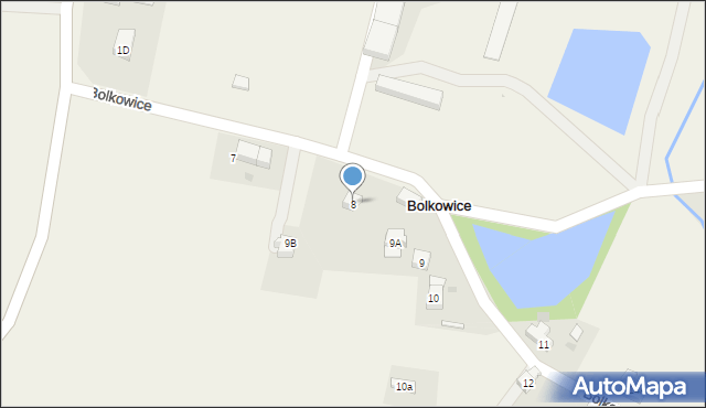 Bolkowice, Bolkowice, 8, mapa Bolkowice