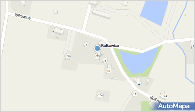 Bolkowice, Bolkowice, 9A, mapa Bolkowice