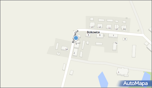 Bolkowice, Bolkowice, 3, mapa Bolkowice