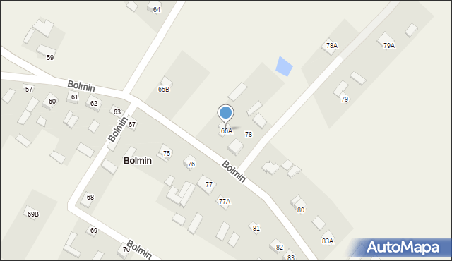 Bolmin, Bolmin, 66A, mapa Bolmin