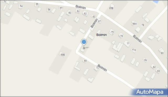 Bolmin, Bolmin, 68, mapa Bolmin