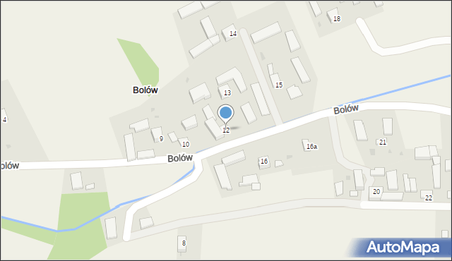 Bolów, Bolów, 12, mapa Bolów