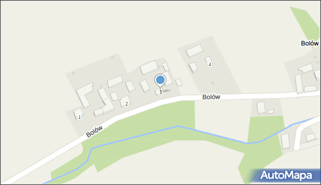 Bolów, Bolów, 3, mapa Bolów