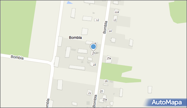 Bombla, Bombla, 17, mapa Bombla