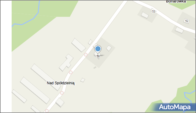 Bonarówka, Bonarówka, 59, mapa Bonarówka