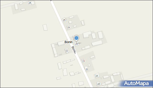 Bonin, Bonin, 23, mapa Bonin