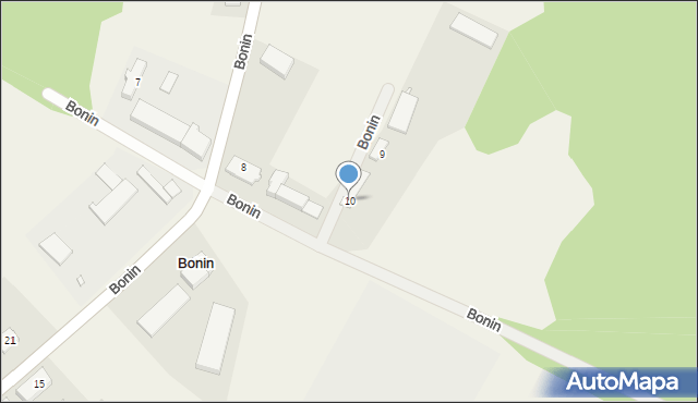 Bonin, Bonin, 10, mapa Bonin
