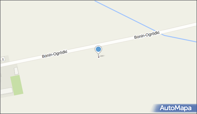 Bonin-Ogródki, Bonin-Ogródki, 4, mapa Bonin-Ogródki