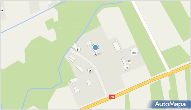 Bonowice, Bonowice, 90, mapa Bonowice