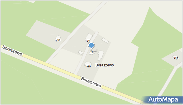 Boraszewo, Boraszewo, 18, mapa Boraszewo