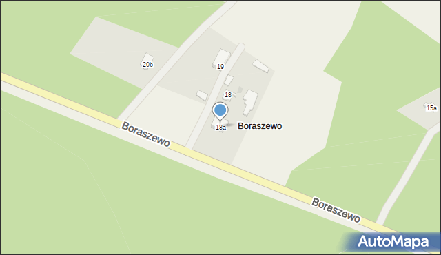 Boraszewo, Boraszewo, 18a, mapa Boraszewo