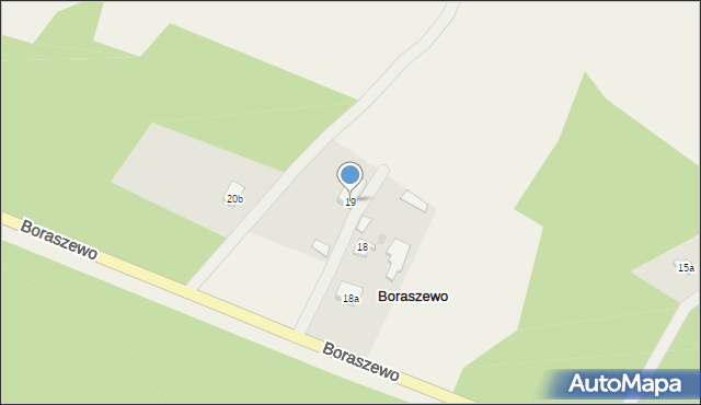 Boraszewo, Boraszewo, 19, mapa Boraszewo