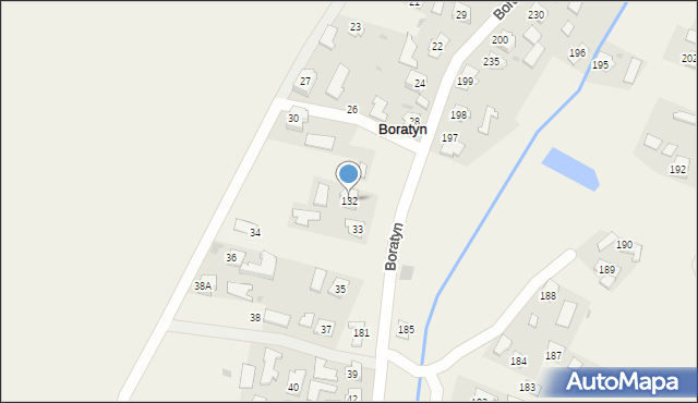 Boratyn, Boratyn, 132, mapa Boratyn