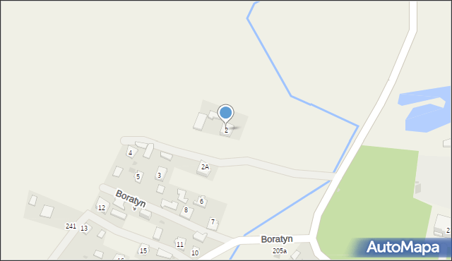Boratyn, Boratyn, 2, mapa Boratyn