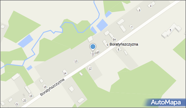 Boratyńszczyzna, Boratyńszczyzna, 11, mapa Boratyńszczyzna