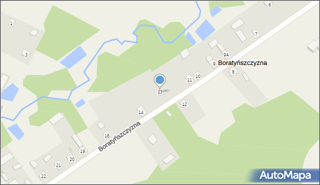 Boratyńszczyzna, Boratyńszczyzna, 13, mapa Boratyńszczyzna