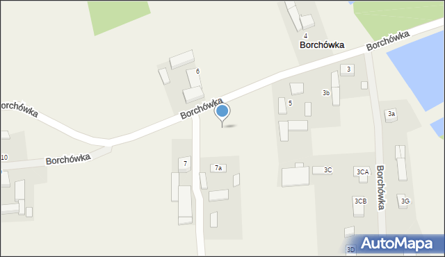Borchówka, Borchówka, 7, mapa Borchówka