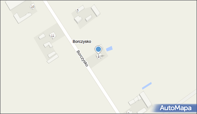 Borczysko, Borczysko, 4, mapa Borczysko