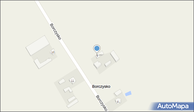 Borczysko, Borczysko, 5, mapa Borczysko