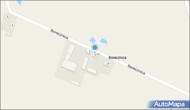 Borecznica, Borecznica, 2, mapa Borecznica