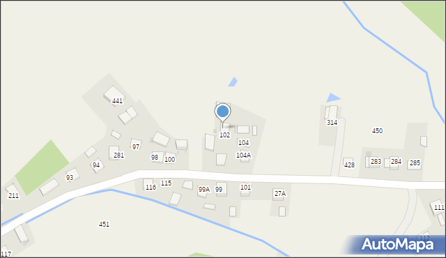 Borek, Borek, 108, mapa Borek