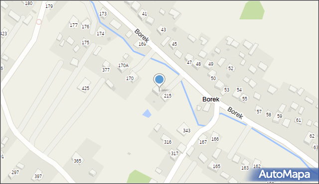 Borek, Borek, 280, mapa Borek