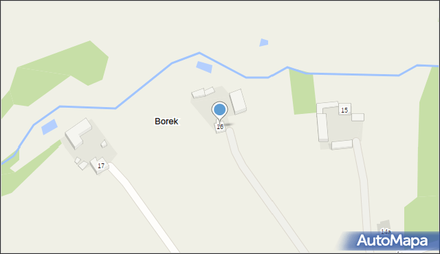 Borek, Borek, 16, mapa Borek