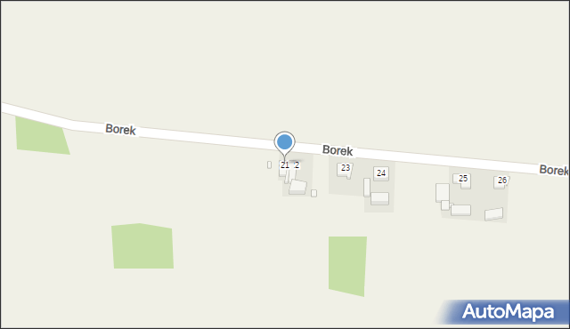 Borek, Borek, 21, mapa Borek
