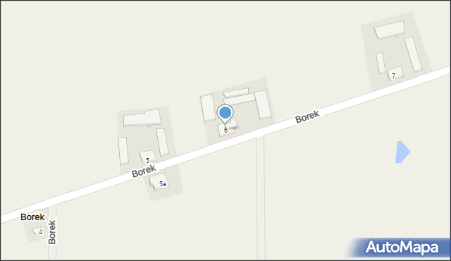 Borek, Borek, 6, mapa Borek