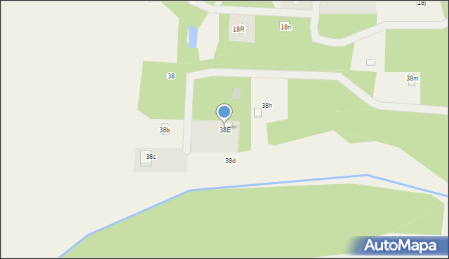 Borek Kamienny, Borek Kamienny, 38E, mapa Borek Kamienny