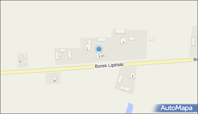 Borek Lipiński, Borek Lipiński, 3, mapa Borek Lipiński