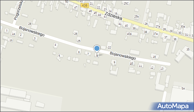 Borek Wielkopolski, Bojanowskiego Edmunda, 8, mapa Borek Wielkopolski
